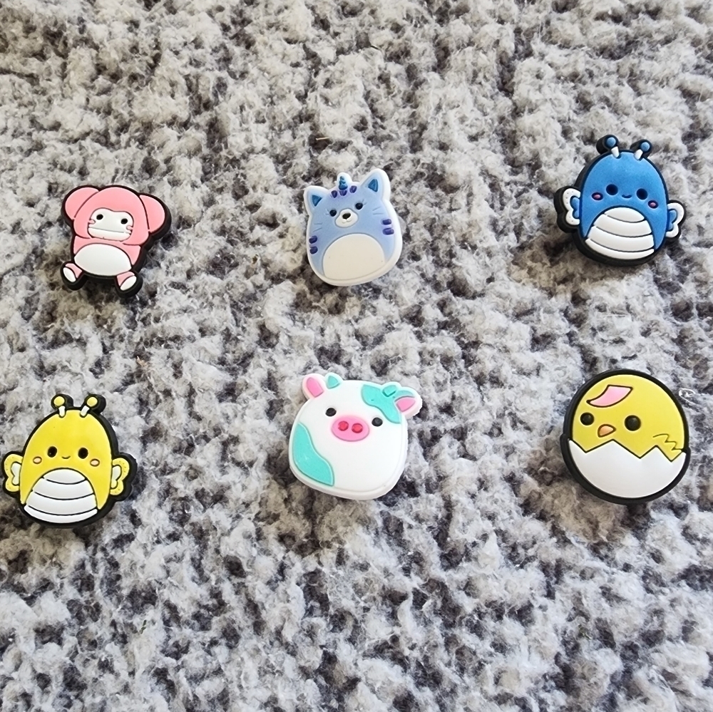 Squishmallow Inspired Croc Charms